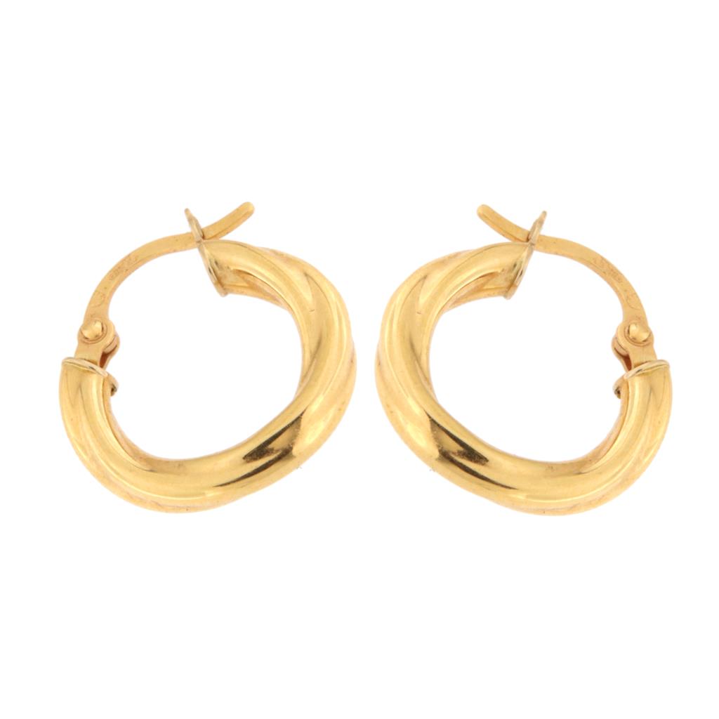 Orecchini a Cerchio Torchon