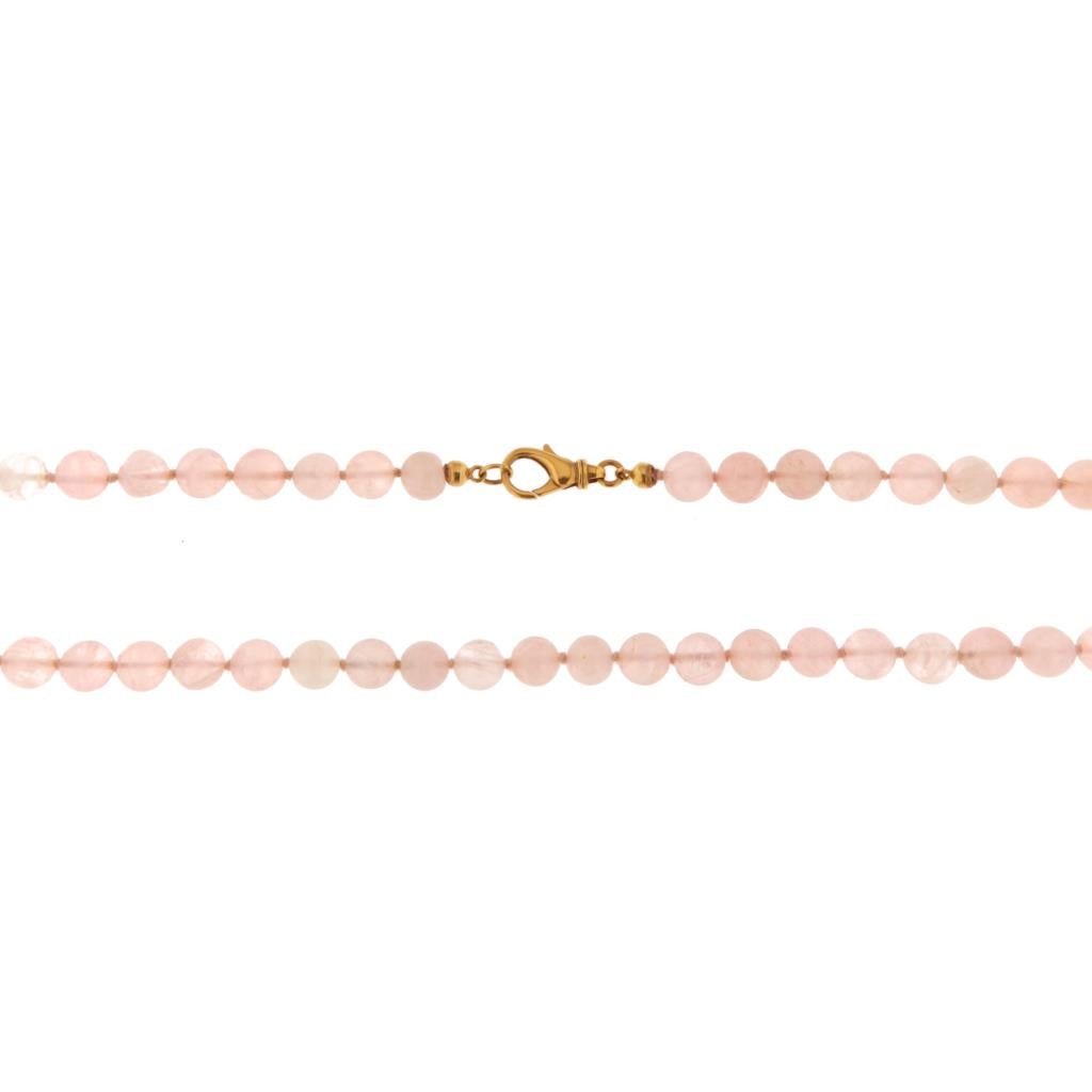 Collana in Quarzo Rosa (Articolo non in Saldo)