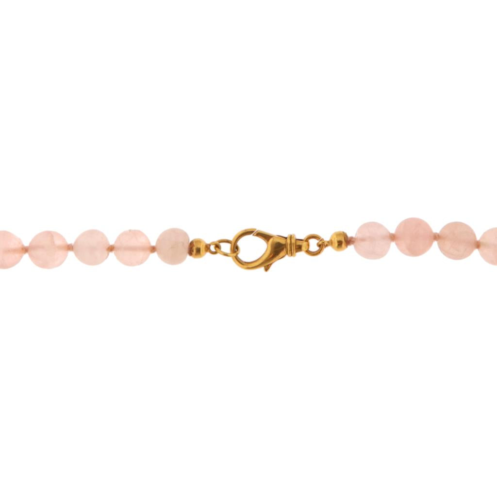 Collana in Quarzo Rosa (Articolo non in Saldo)
