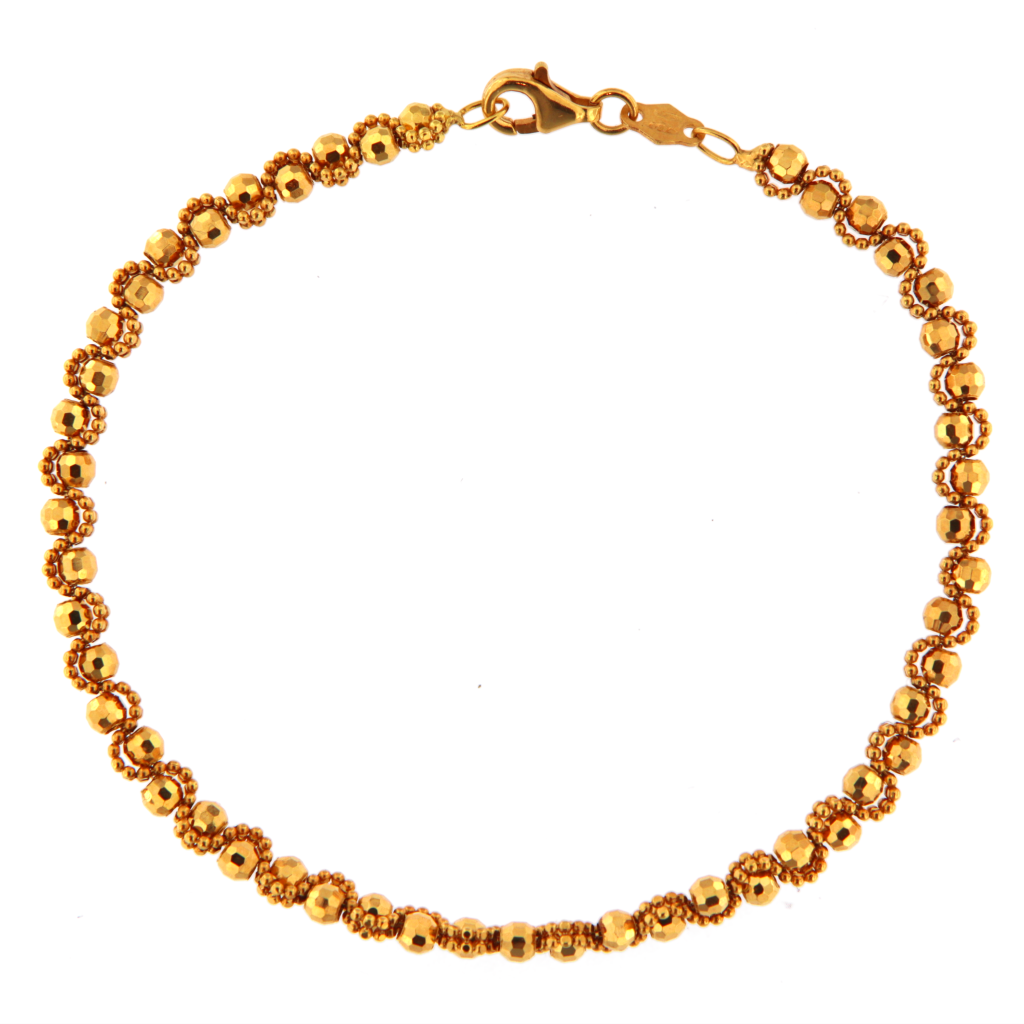 Bracciale Sfere Sfaccettate e Pallini