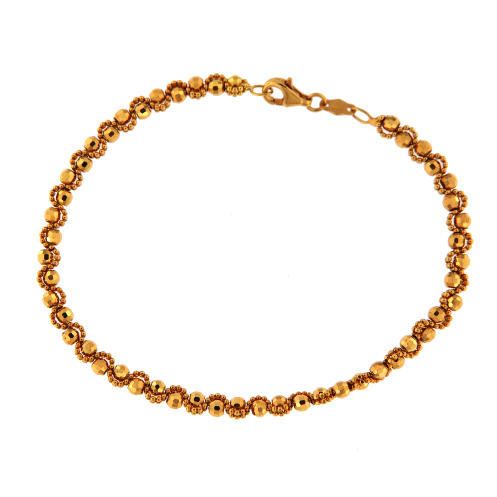 Bracciale Sfere Sfaccettate e Pallini