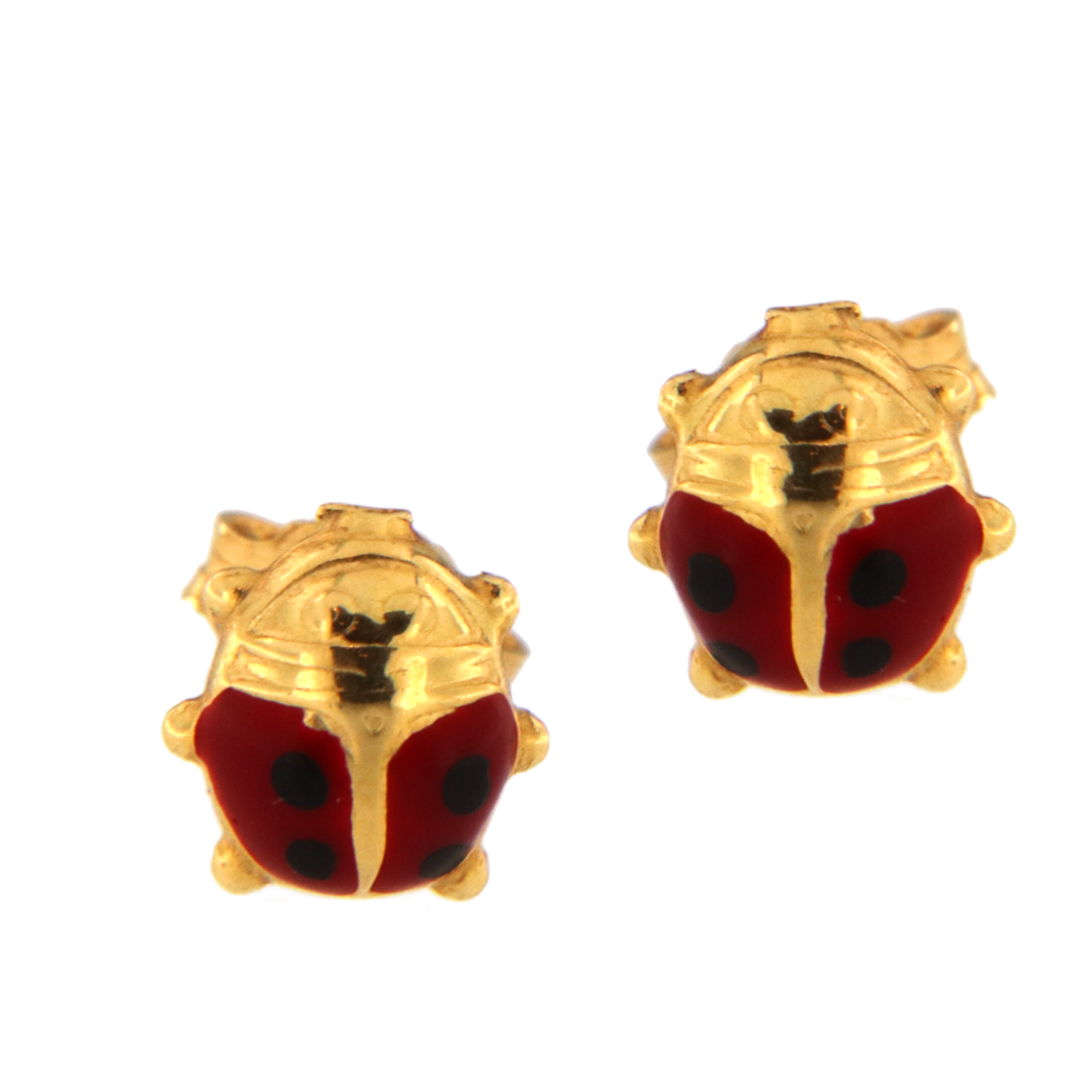 Orecchini Lobo coccinella