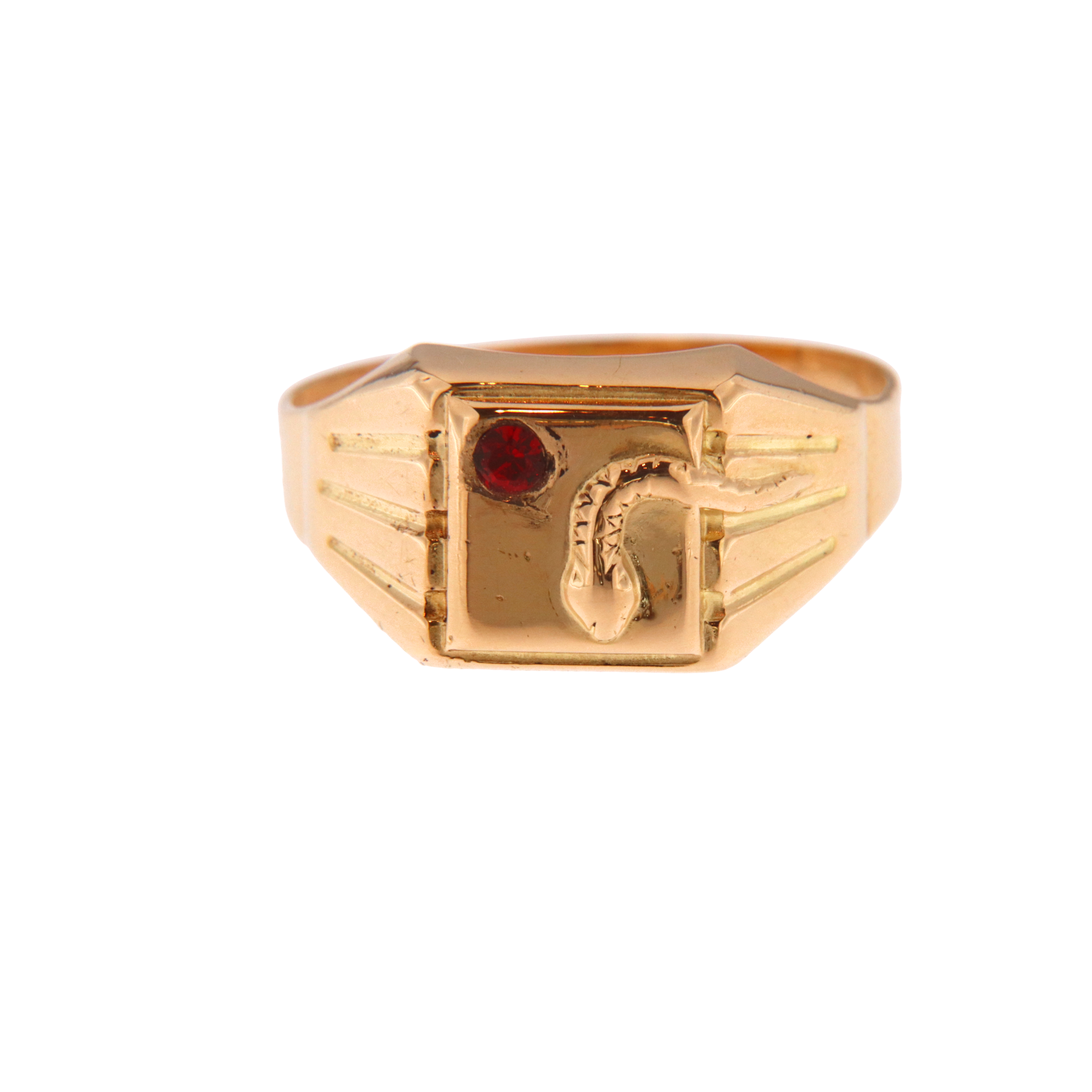 Anello Sigillo con Serpente