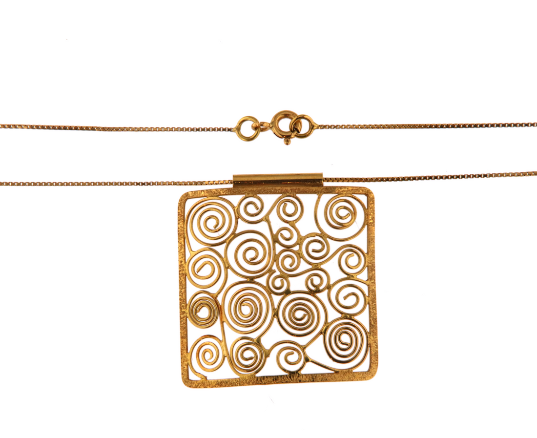Collana Veneziana Ciondolo Lavorato