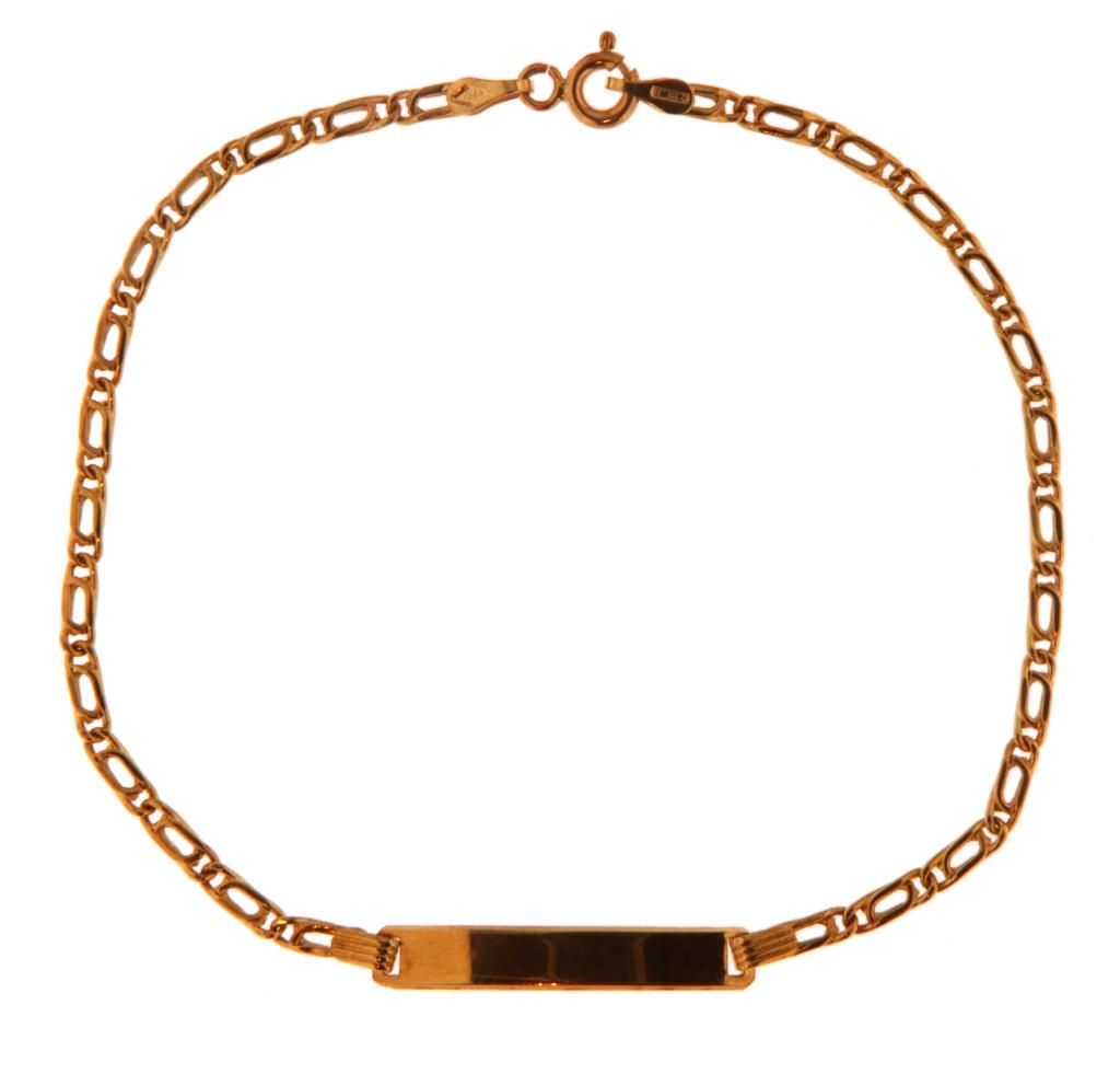 Bracciale Occhio di Pernice con Targhetta