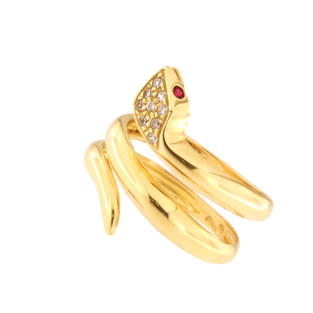 Anello Serpente a 2 Giri