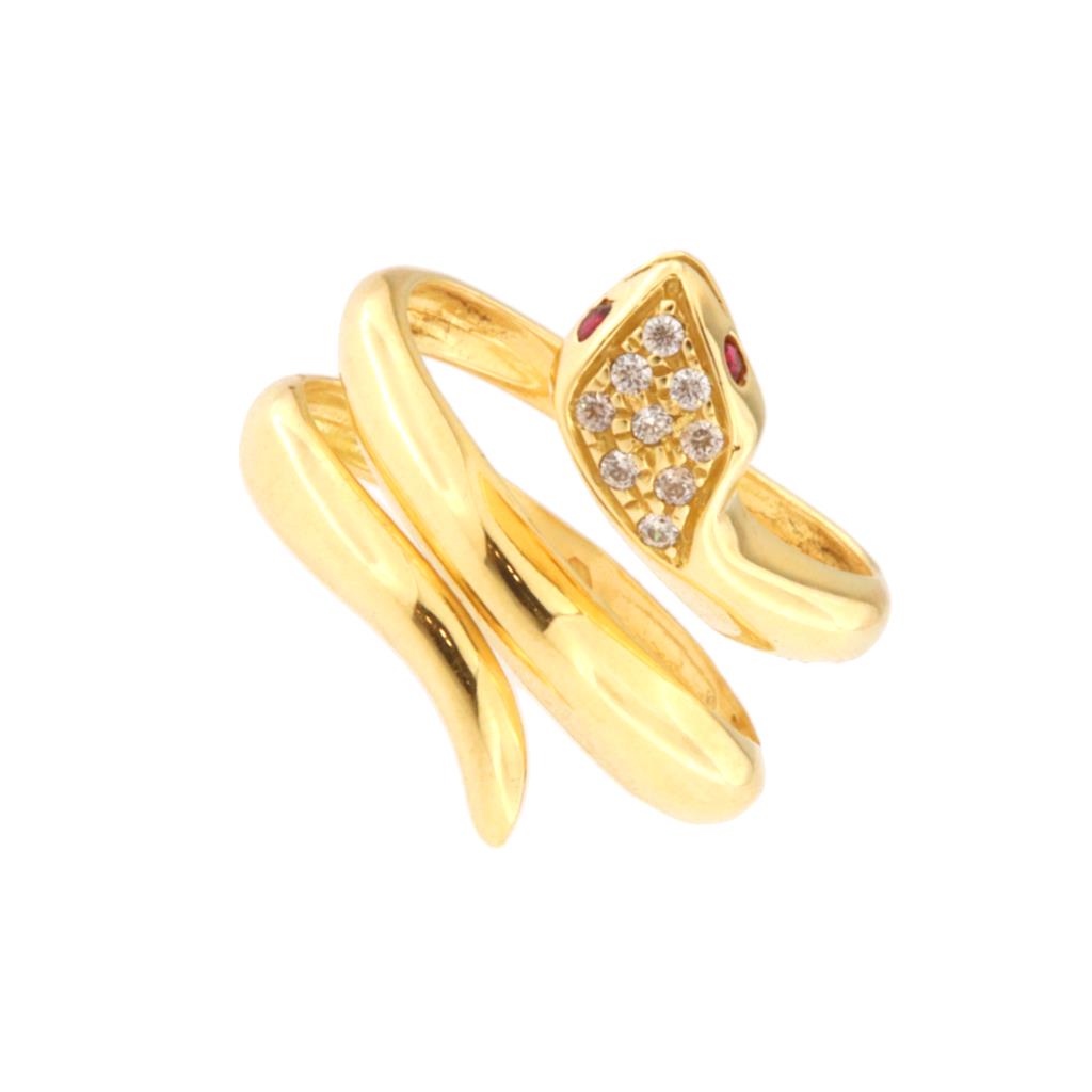 Anello Serpente a 2 Giri