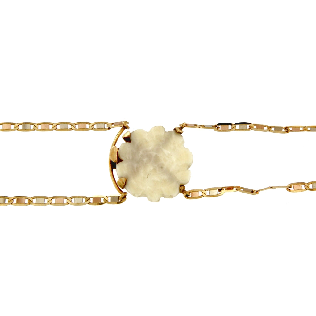 Collana Vintage Cammei in osso (articolo non in saldo)