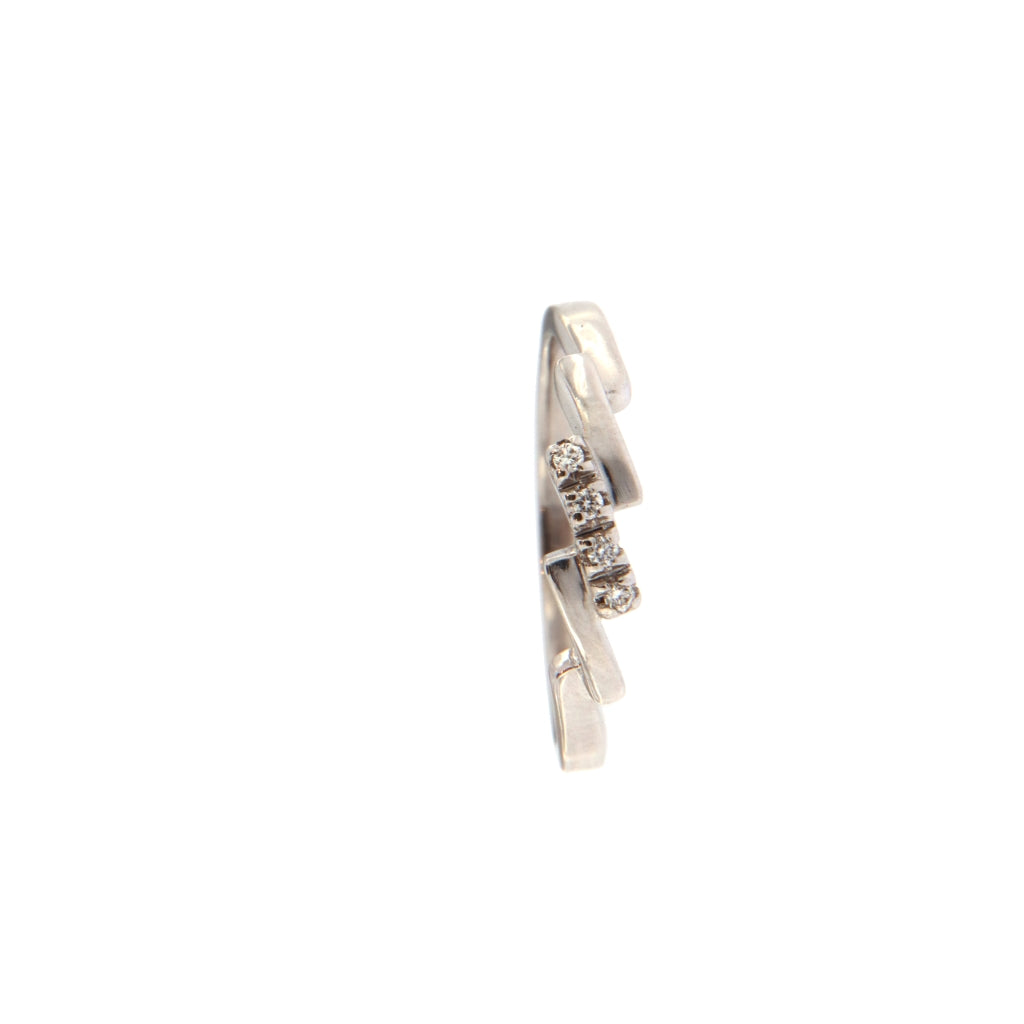 Anello Trilogy con Diamanti da 0,03 CT