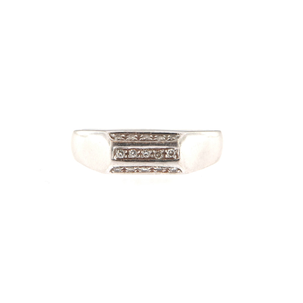 Anello Riviera con Diamanti da 0,01 CT (Articolo non in Saldo)